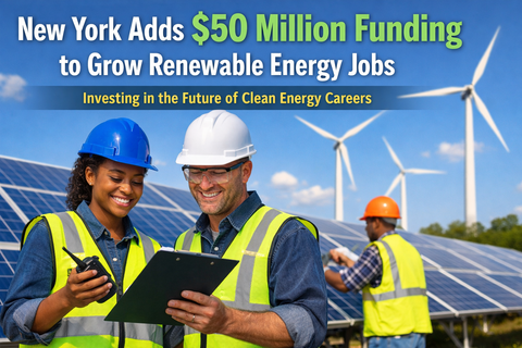 New York Boosts Renewable Workforce Funding with $50 Million Investment