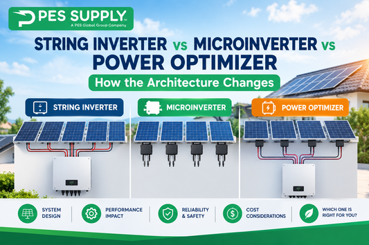 String Inverter vs Microinverter vs Power Optimizer: How the Architecture Changes
