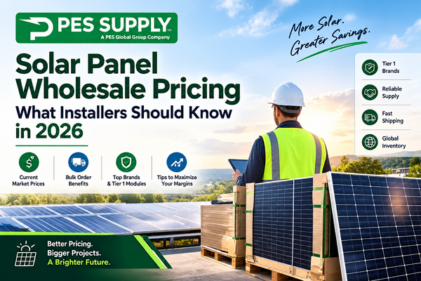Solar Panel Wholesale Pricing: What Installers Should Know in 2026