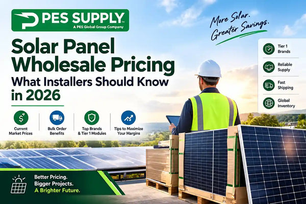 Solar Panel Wholesale Pricing: What Installers Should Know in 2026