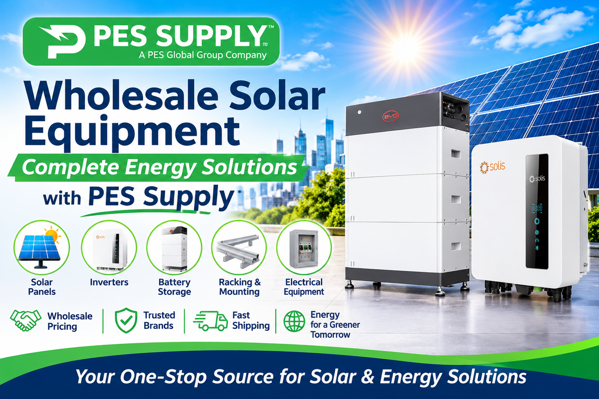 Wholesale Solar Equipment & Complete Energy Solutions | PES Supply