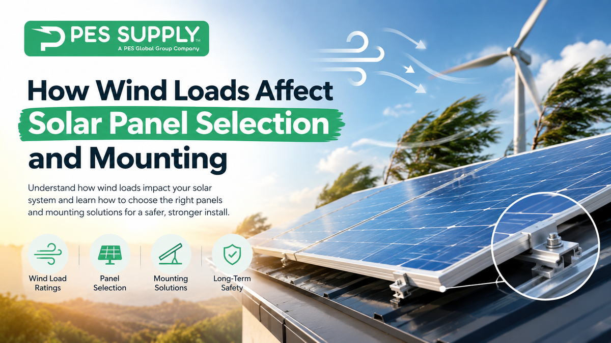 How Wind Loads Affect Solar Panel Selection and Mounting
