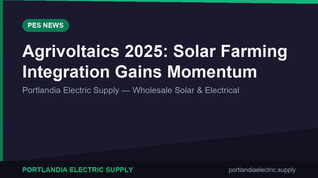 Agrivoltaics 2025: Solar Farming Integration Gains Momentum