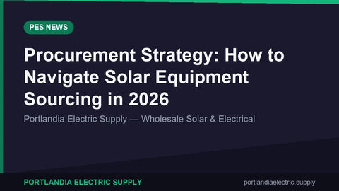 Procurement Strategy: How to Navigate Solar Equipment Sourcing in 2026
