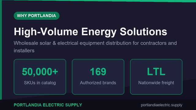 High-Volume Energy Solutions: Why Portlandia Electric Supply Is the Trusted Partner