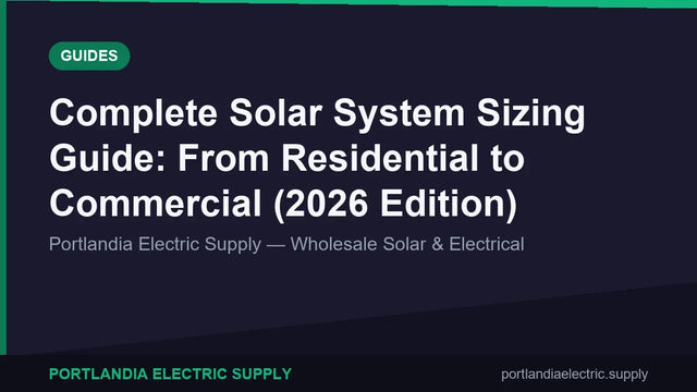 Complete Solar System Sizing Guide: From Residential to Commercial (2026 Edition)