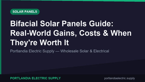Bifacial Solar Panels Guide: Real-World Gains, Costs & When They're Worth It
