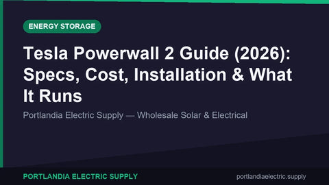 Tesla Powerwall 2 Guide (2026): Specs, Cost, Installation & What It Runs
