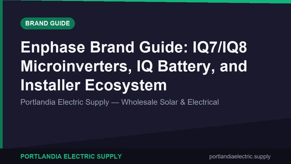 Enphase Brand Guide: IQ7/IQ8 Microinverters, IQ Battery, and Installer Ecosystem