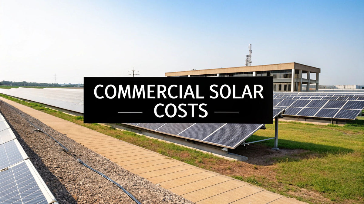 Unlocking the Cost of Commercial Solar Panels: A Guide for Developers, EPCs, and Facility Managers