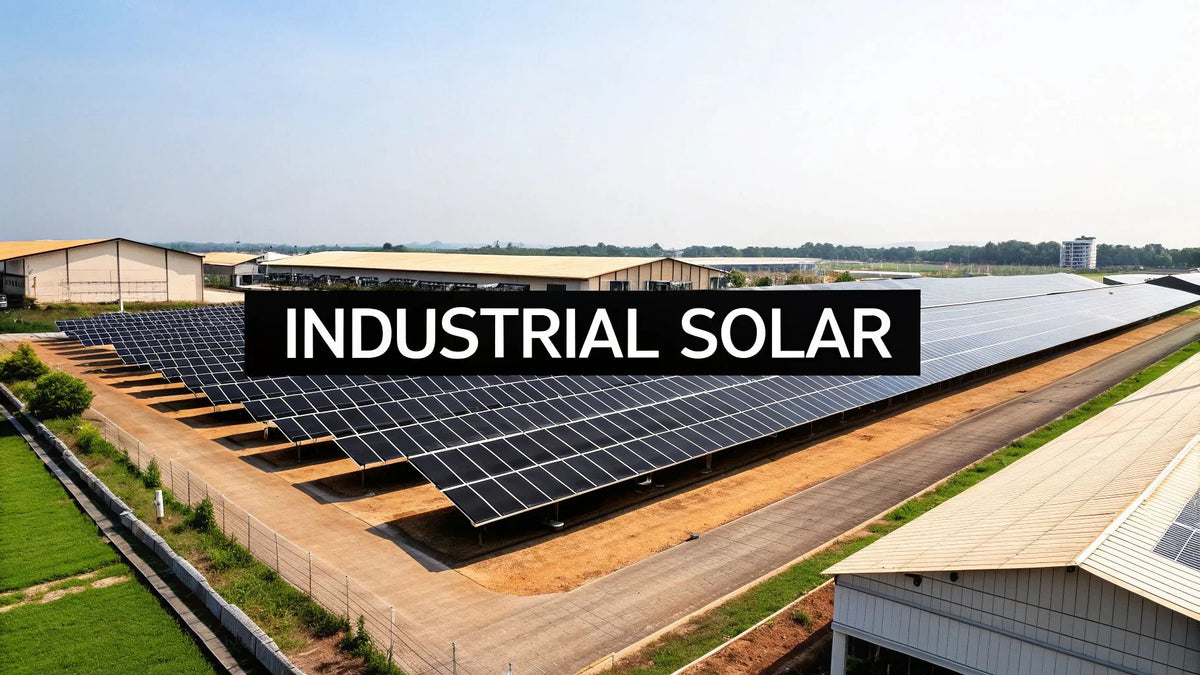 Industrial Solar Panel Guide: A Strategic Asset for Developers, EPCs, and Facility Managers