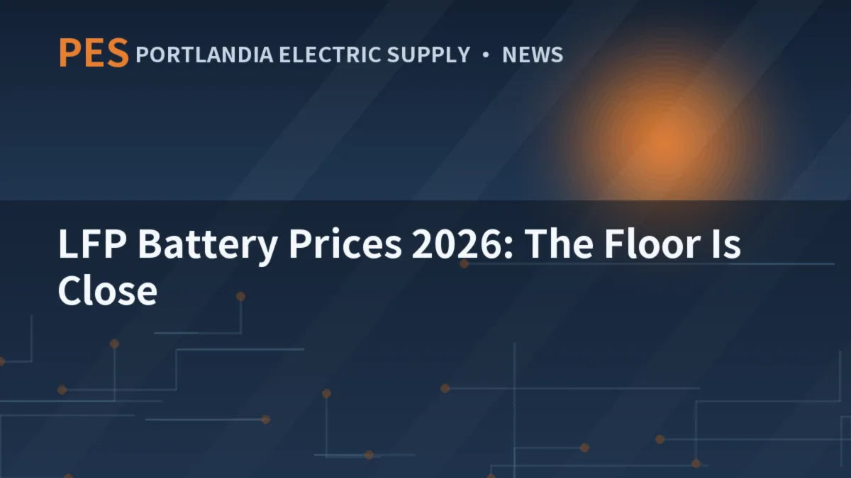 LFP Battery Prices in 2026: The Floor Is Close — What to Buy Now