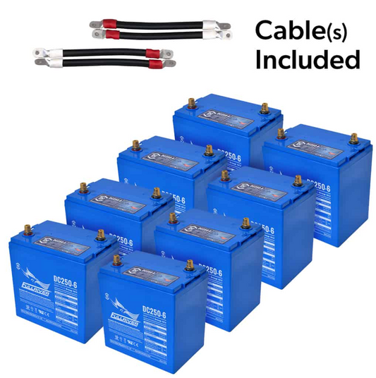 FullRiver DC250-6, AGM 500Ah 24VDC 12,000Wh (8)