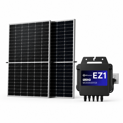 1080W Plug In Solar Kit – with APsystems EZ1 Microinverter + Talesun Panels - Home Solar Kit - APsystems Solar Bundles