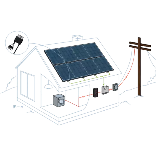 10 kW Roof-Top Grid-Tie System with String Inverter