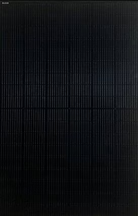 Alexus Solar 400W Black on Black 108 Half-Cell Mono Solar Panel ALEX-400-B-54-S — side angle