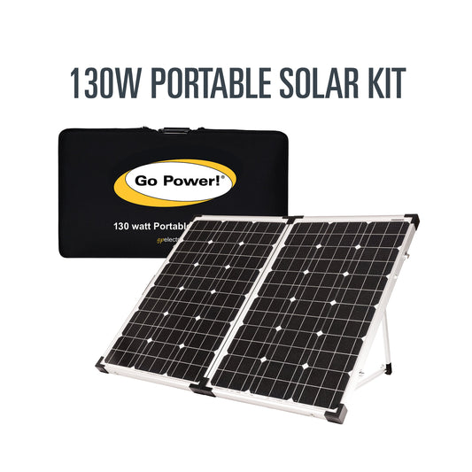 130 Watt Portable Folding Solar Kit with Controller