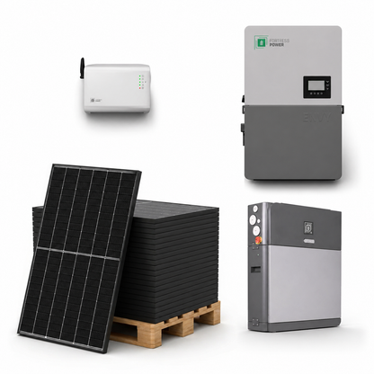 16kW Solar Kit + 19.2kWh Battery Offgrid Kit | Trina 445W + Fortress Power Envy Duo 21 + eForce 19.2 kWh - Fortress Power Solar Bundles