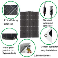 FGET 150W Monocrystalline Solar Panel, view 3