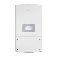 Ginlong Solis 25K-US-LSW RSS white solar inverter with digital display front view
