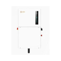 Solis S6-EH1P10K-H-US solar inverter front view, white box with LED indicator panel