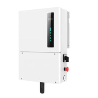 Solis S6-EH1P6K solar inverter with LED indicators, white wall-mounted design
