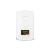 Ginlong Solis 1P2.5K-4G-US solar inverter front view with digital display, white case