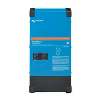 Victron Energy MultiPlus-II inverter charger blue front view on white background