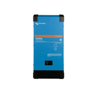 Victron Energy MultiPlus inverter charger blue front view on white background