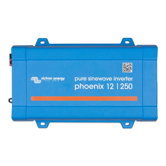 Victron Energy Phoenix 12 250 pure sinewave inverter blue front view