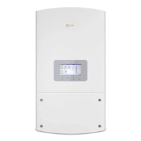 Solis 30K US LSW solar inverter front view with display panel and brand logo
