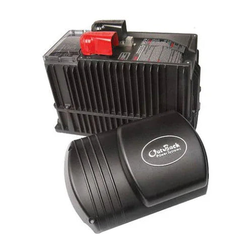 OutBack Power FXR2012A inverter charger with black casing and cooling fins
