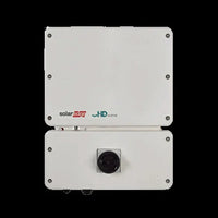 Front view of SolarEdge SE5000H-US inverter HD-Wave technology white enclosure