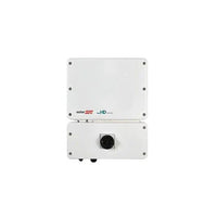 SolarEdge SE10000H-US inverter front view, white HD-Wave solar power equipment