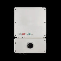 SolarEdge SE11400H-US inverter front view, white HD-Wave solar power inverter unit