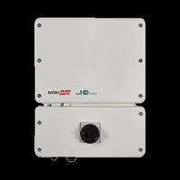 SolarEdge SE5000H-US inverter front view with HD-Wave logo on white background