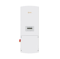 Solis solar inverter wall-mounted white unit with control panel and display
