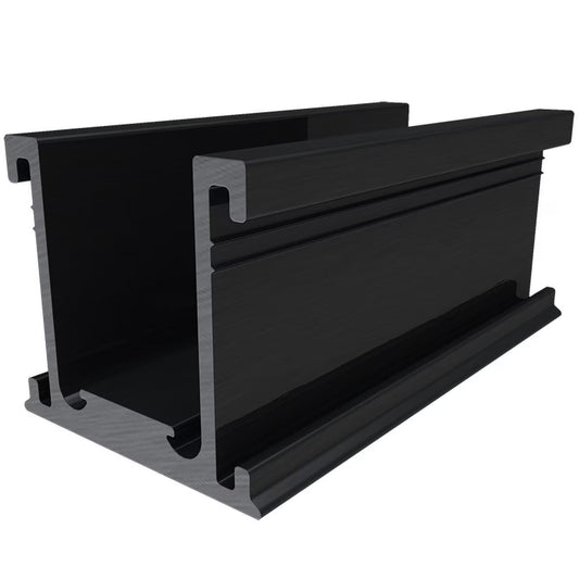 IronRidge Composition Roof Flashing Slide (Black Aluminum, 1 Piece) 2011013