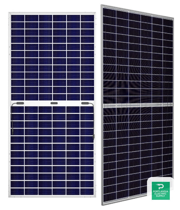 Canadian Solar Bihiku 450W Clear On White 144 Half-cell Bifacial Mono Solar Panel - CS3W-450MB-AG — PES Supply