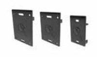 IronRidge End Cap Light QMR-CPL-B-50, Black [5 bags of 10] — side angle