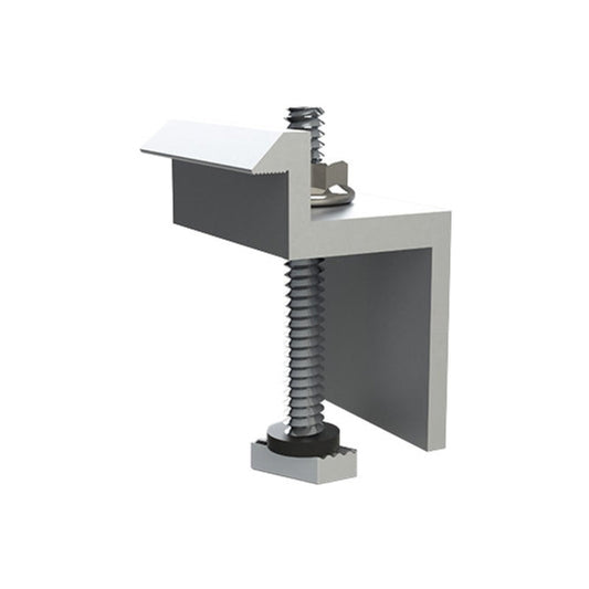 Unirac SM End Clamp  – Clear Aluminum Solar Mounting Clamp 302021C
