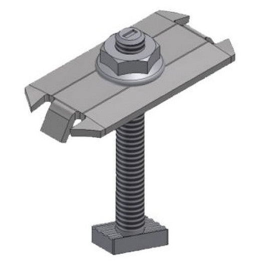 Unirac SM Mid Clamp BC Integrated Bonding Stainless Steel (1 pc) 302027C-US