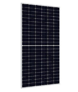 Solar panel on a white background
