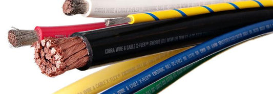 Cobra 2/0 X 12" BLACK BATTERY CABLE