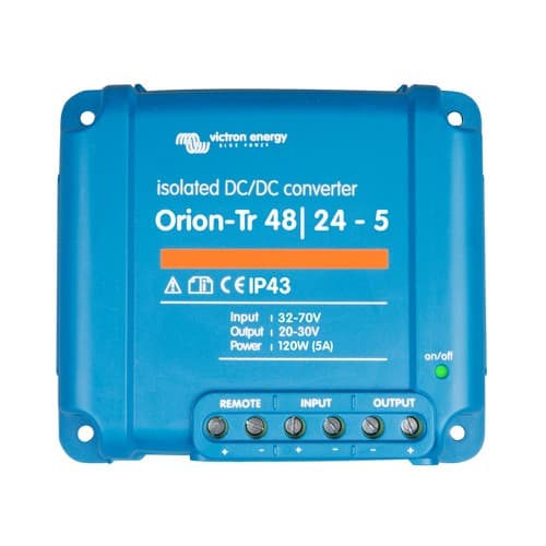 Victron Energy Orion-Tr Isolated 48V to 24V 5A 120W DC-DC Converter