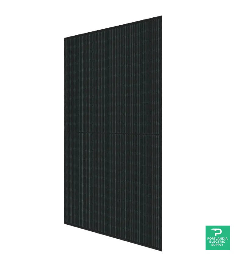 Hyundai HiS-S410YH(BK) 410W Bifacial Commercial Solar Panel — back view