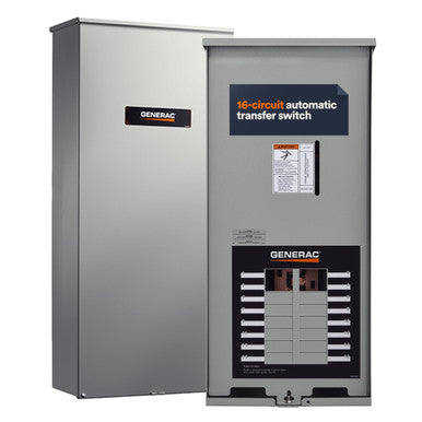 Generac RXG16EZA3 NEMA 3R 100A 16-Circuit Pre-Wired ATS