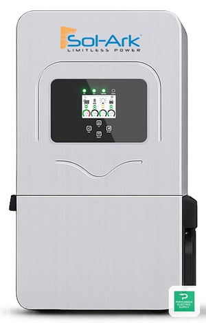 Sol-Ark 12kW Limitless Hybrid Inverter | 12kW Output / 19.2kW Solar Input | 48V Battery Ready 12K-2P-LL