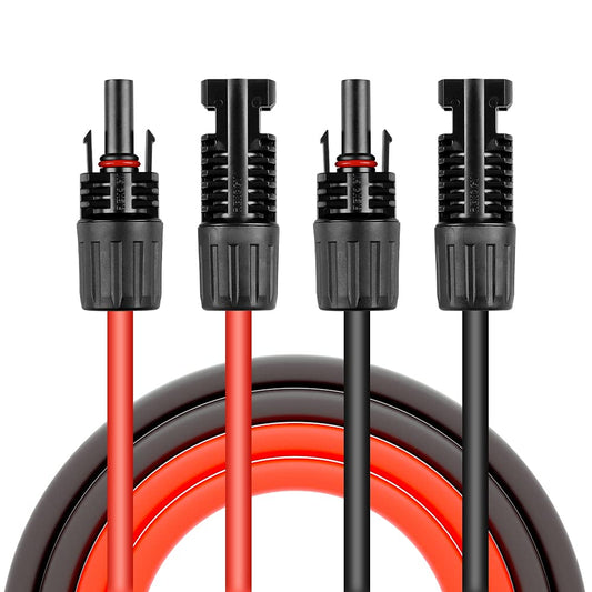 MC4 PV Output Cable 15' #10 AWG (One Cable)