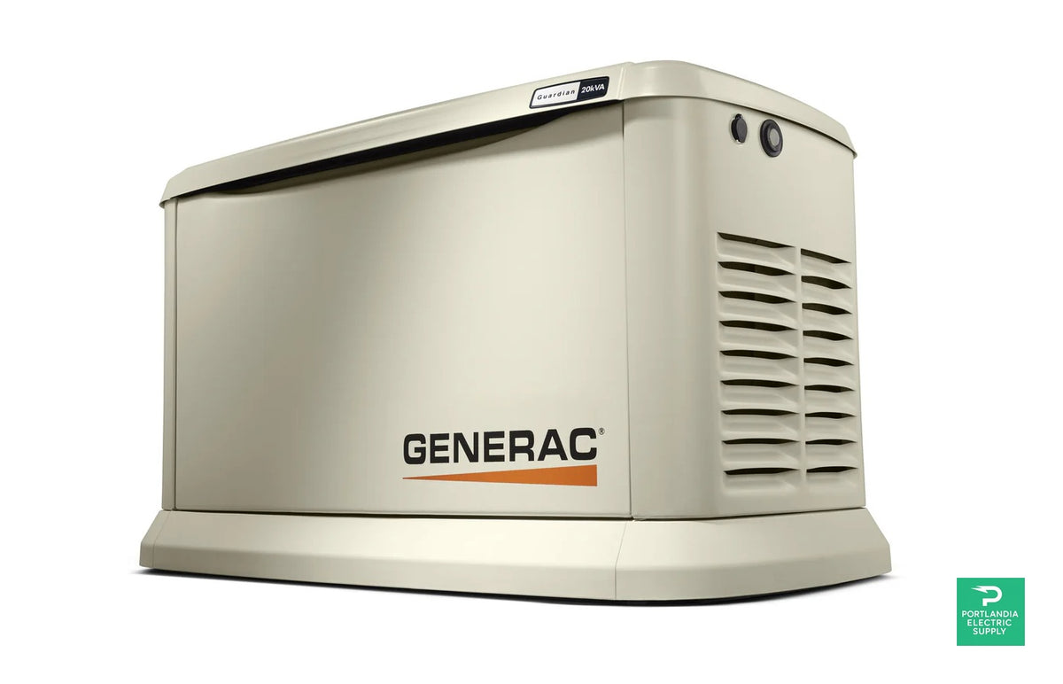 Generac Guardian 3-Phase 20KW Automatic Standby Air-Cooled Gas Engine Generator in Aluminum Enclosure - G007077-1